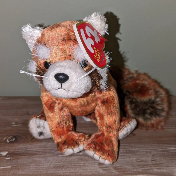 Ty Beanie Baby - RUSTY the Red Panda 5.5" with original tags - Picture 1 of 6